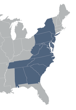 Stern & Eisenberg has locations all across the Northeast United States. With offices in New York, Pennsylvania, New Jersey, Delaware, and West Virginia. The firm also provides real estate-owned (REO) and title closings in those states plus Maryland, Virginia, Alabama, and the District of Columbia.